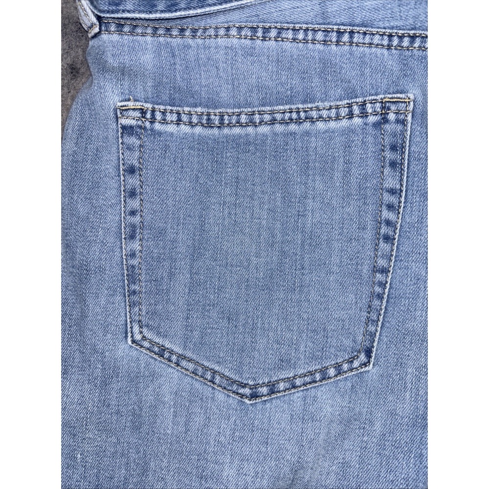 New Liverpool Belted Jeans Women's 31 Light Wash Stride Hi-Rise Wide Leg - Picture 12 of 15
